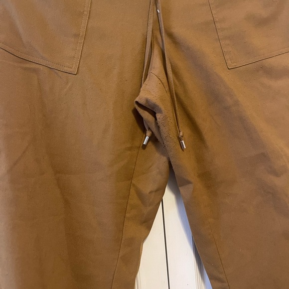 Nine West Brown Drawstring Pants, Size L - Picture 2 of 9